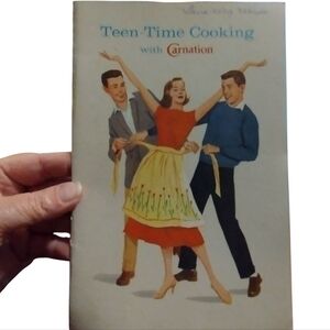 Vintage Teen-Time Cooking with Carnation Booklet Cookbook 1959 Great Gift!